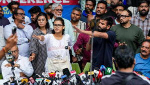 abhijeet dipke and prominent public figures address media on anti cec protests