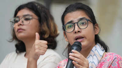 aisa president neha bora during a press conference