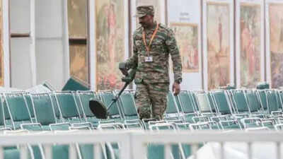 bihar cisf takes over security at darbhanga airport dg reviews preparedness