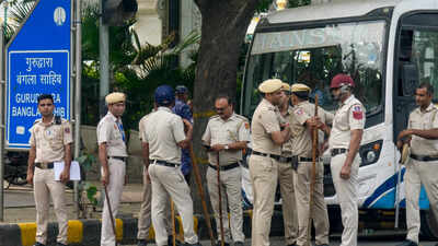 cjps protest security in delhi