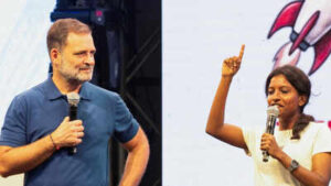 event featuring congress leader and leader of the opposition in the lok sabha rahul gandhi