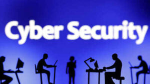 file photo figurines with computers and smartphones are seen in front of the words cyber security in this illustration taken february 19 2024