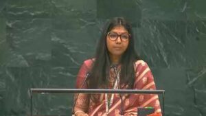 first secretary at indias permanent mission to the un bhavika mangalanandan