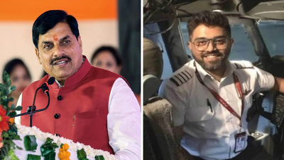 madhya pradesh cm mohan yadav and flydubai pilot smit machchhar