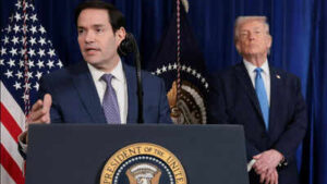 marco rubio says us president studying impact of possible tariffs