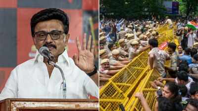 mk stalin delhi protest file image