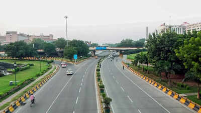 new delhi oct 01 ani vehicular traffic moves smoothly on the roads near the