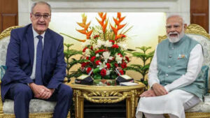 new delhi oct 05 ani prime minister narendra modi and swiss president guy pa