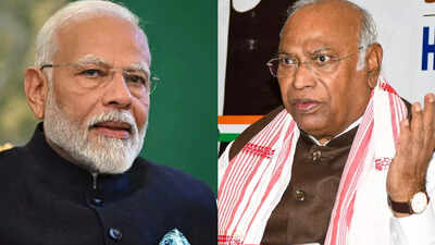 pm modi and kharge