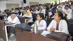 rajouri jammu and kashmir feb 27 ani paediatrics aspirants in a classroom