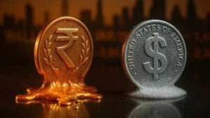 rupee gains 20 paise against us dollar