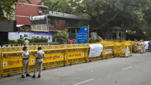 security beefed up in delhi ahead of proposed cjp protest