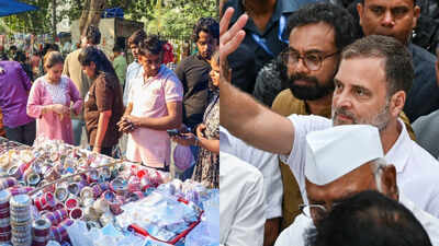 spoiling festive spirit of dussehra diwali traders suffering losses traders appeal to rahul gandhi to reconsider sir protest
