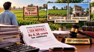 tax notice on land sale